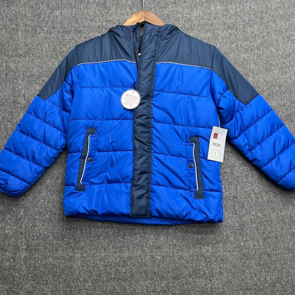 Swiss Tech Boys Puffer Jacket Hooded Medium 8 Kids Youth‎